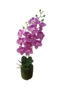 Цветок искусственный ОРХИДЕЯ в горшке 40см, в ассортименте PL4000120