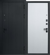 Дверь металлическая LUXOR 2МДФ Вертикаль 960мм правая