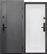 Дверь металлическая Е-Тайга 10см 2МДФ (960R) с электронным замком
