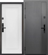 Дверь металлическая Е-Тайга 10см 2МДФ (960L) с электронным замком