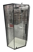 Душевая кабина EBATH SGL-2107B/ SGP-2107B900*900*1950 Черный без поддона