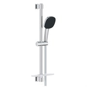 Душевой гарнитур GROHE Vitalio Comfort 110 штанга 600мм, 2 режима струи, 13,5л/мин, с полочкой, хром