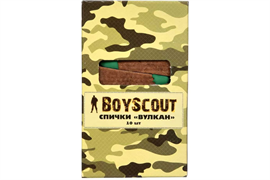 Спички BOYSCOUT Вулкан 60мм, длительного горения 10шт 61034