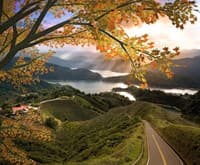 Обои PHOTO DECOR Картина на холсте Осенний Пейзаж 843 60*60м