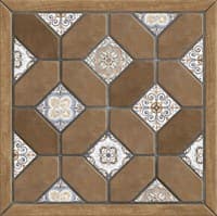 Плитка ALMA CERAMICA напольная Fiesta глаз. на кор.кор. 418*418 3ПГФС404/TFU03FST404