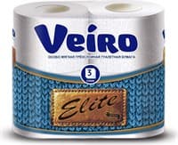 Бумага туалетная Linia VEIRO Elite 9c34 3сл. 4шт