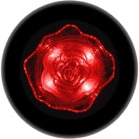 Ночник ULTRA LIGHT CZ-4A Роза 0,4Вт 220В LED, красный