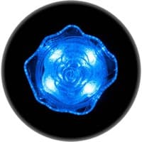 Ночник ULTRA LIGHT CZ-4A Роза 0,4Вт 220В LED, синий