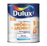 Краска Dulux Мебель и Дерево мат BW 0,75л 5327291