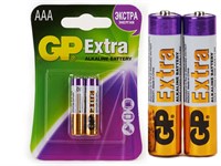 Батарейки GP 24AX-2CR2 EXTRA Мизинчиковые (ААА) 2шт (блистер)