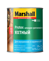 Лак MARSHALL PROTEX Яхтный полуматовый 0,75л 5255241