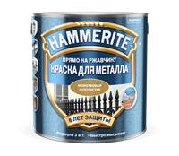 Краска Hammerite молотковая Золотистая 0,5л 5272683