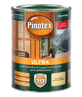 Пропитка PINOTEX Ultra для дерева прозрачная ВС 1л 5353777