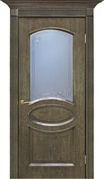 Полотно ОМИС дверное Лаура КР 700*2000*40 дуб натуральный тонированный