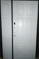 Дверь металлическая Кардинал белая без патины 960*2050 левая