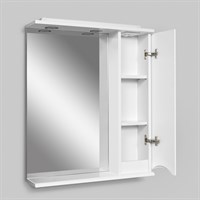 Зеркало AM.PM  Like, частично-зеркальный шкаф, правый, 65 см, с подсв. белый, глянец M80MPR0651WG