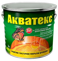 Средство РОГНЕДА АКВАТЕКС защитно-декоративное покрытие 2в1 орех 3л