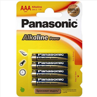 Батарейка PANASONIC щелочная Alkaline Power Promo pack AAА/4B