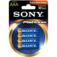 Батарейка SONY LR3 Alkaline Platinum AAА 4шт AM4PTB4D