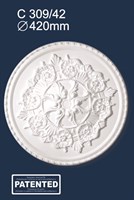 Розетка потолочная С309/42 (1*10)