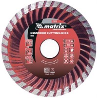 Диск MATRIX PREMIUM алмазный отрезной Turbo, 125*22,2мм, сухая резка 73179