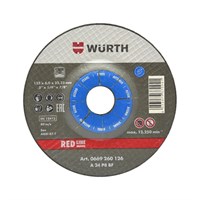 Диск шлифовальный WURTH D180*6,0*22,2мм RED (сталь) 669260186