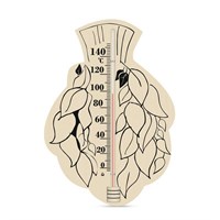 Термометр ВИКТЕР ПЛЮС Сувенир для сауны основание дерево 263*184мм ТС №6