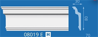 Плинтус АНТАРЕС потолочный 08019E (60/90)