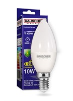 Лампа DAUSCHER LED 10W C35 E14 6400K DLC35-1064-14