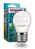 Лампа DAUSCHER LED 8W G45 E27 4200K DLG45-842-27