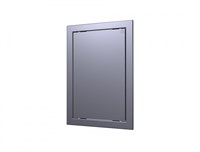 Люк-дверца ЭРА ревиз.218*418 с фланцем 196*396 АБС Л2040 dark gray metal