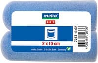 Валик MAKO сменный пена-полиэстер флокированный 10см для рукоятки 6мм, 2 шт в пакете 724710-02