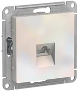 Розетка WESSEN AtlasDesign комп. RJ45 кат. 5Е, механиз жемчуг ATN000483