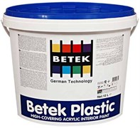 Краска водоэмульсионная BETEK Plasic 2,5л для внутренних работ