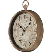 Часы настенные LEFARD Italian Style кварцевые 31*25см античное золото, циферблат D=22см 220-269