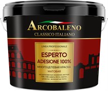 Краска для фасадов и интерьеров РАДУГА Arcobaleno Esperto Adesione 100% 2,7 л A125NN27