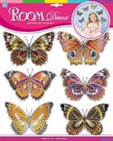 Элемент декоративный ROOM DECOR Шелковые бабочки №3 HPA 4405
