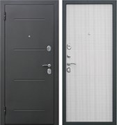 Дверь металлическая 7,5см Гарда Муар Белый ясень (860мм) левая