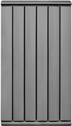Радиатор отопительный алюминиевый TIPIDO 800/10 (серый антрацит)