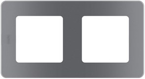 Рамка LEGRAND INSPIRIA 2 пост. дымчатая 673947