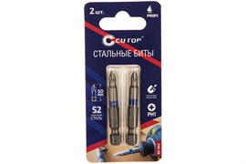 Набор FIT стальных бит CUTOP Profi PH1 50мм 2шт 83-342