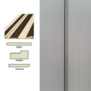 Наличник ЛЕСКОМ ламинированный, прямой 58*6*2150, лиственница