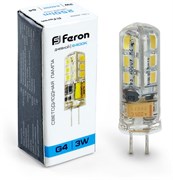 Лампа светодиодная Feron LB-422 Капсульная JC 3W 12V G4 6400К 25533