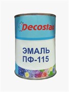 Эмаль DECOSTAR ПФ-115 черная 0,8кг