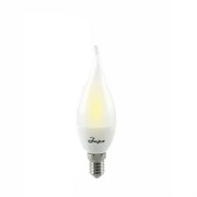 Лампа светодиодная Заря свеча C35F (C37F) 8w E14 6400K (эконом)