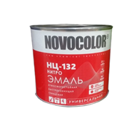 Эмаль NOVOCOLOR НЦ-132 черная 1,7 кг