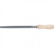 Напильник СИБРТЕХ 200мм, трехгранный, деревянная ручка 16026