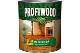 Лак паркетный PROFIWOOD быстросохнущий алкидно-уретановый матовый 2.6 л / 2.4 кг