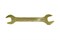 Ключ СИБРТЕХ рожковый 13*14мм желтый цинк 14306 - фото 100071