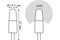 Лампа GAUSS LED Elementary G4 12V 3W 250Lm 4100K силикон 18723 - фото 101393